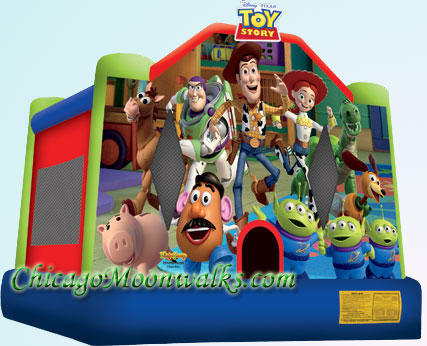 Toy Story 3 Inflatable Moonwalk Rental in Chicago 
